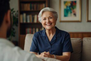 What Is Cognitive Therapy For Depression: A therapist and a patient during a cognitive therapy session, showcasing the significance of cognitive therapy in treating depression and mental health issues.