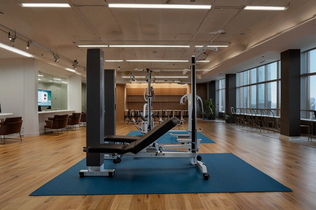 Health Wellness Programs Workplace: Physical fitness activities, promoting physical, mental, and emotional health for improved productivity and reduced absenteeism.