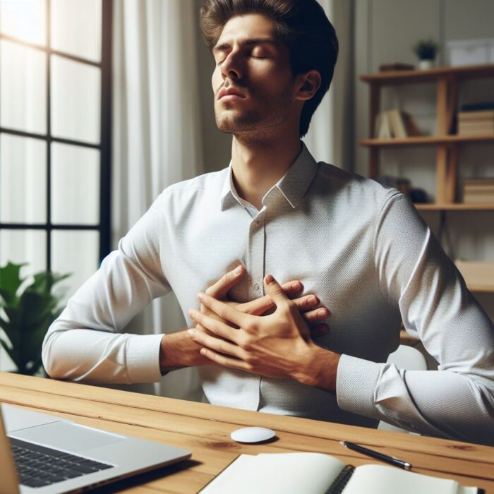 Work Stress Relief Techniques: Deep breathing exercises for quick and effective stress relief at work