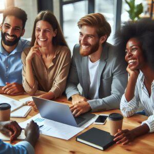 Dealing Work Related Stress: Positive Work Environment. Team collaboration to alleviate work-related stress.