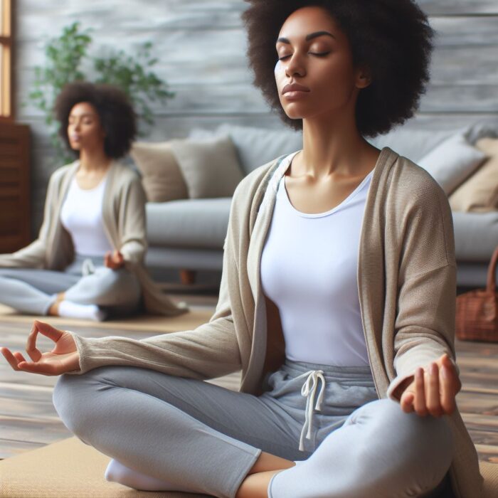 Mindfulness Exercises Depression: Person practicing mindfulness exercises to alleviate depression and improve mental health.