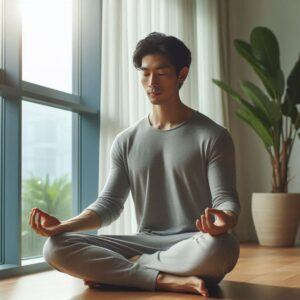Ways Overcome Anxiety Attacks: Mindfulness meditation for cultivating present-moment awareness and reducing anxiety.