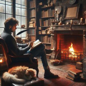 Ways Reduce Emotional Stress: A person keeping a journal for relaxation