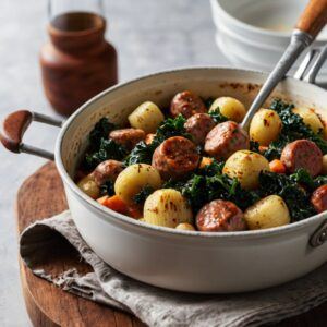 Healthy Weight Losing Meals: Sausage, Kale & Gnocchi One-Pot