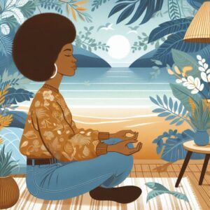 Best Meditation Techniques Anxiety: Guided imagery promotes relaxation by distracting the mind from anxious thoughts.