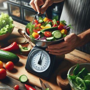 Healthy Weight Losing Diets: Portion control is key! Using a scale helps manage intake and promotes healthy weight loss.