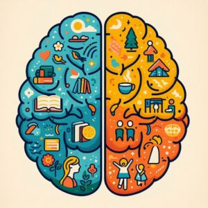 Difference Between Introverted Extroverted: Brain activity showing introvert's preference for reflection and extrovert's for stimulation.