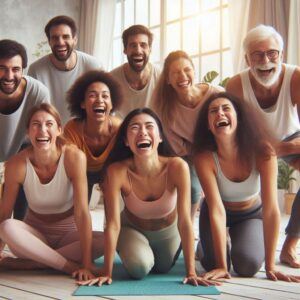 Exercising Benefits Mental Health: Social exercise like group yoga promotes connection and combats loneliness.