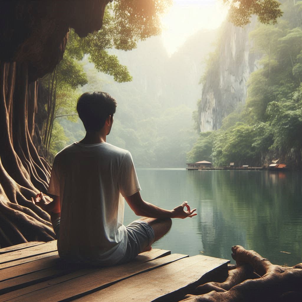 Exercising Benefits Mental Health: Exercise like mindful movement promotes relaxation and inner peace.