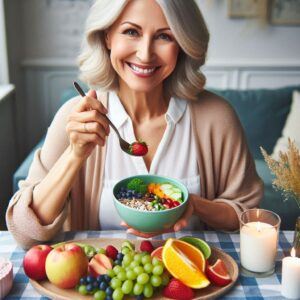 Weight Loss for Mature: A balanced diet with whole foods is crucial for "weight loss for women over 50.