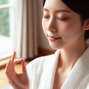 Health Benefits Yoga Women: Achieve inner peace and mindfulness through meditation.