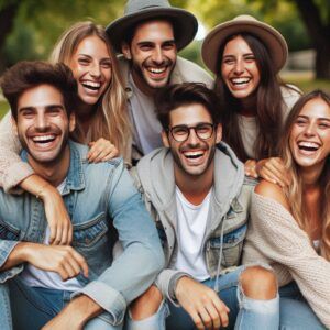 Ways Achieve Inner Peace: Surrounding yourself with positive people to enhance mental well-being.