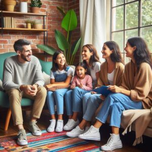 Does Drugs Affect Family: Family in Therapy Session for Substance Abuse Recovery and Support
