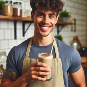 Health Benefits Flaxseed Men: Easy ways to incorporate flaxseed! Enjoy it mixed in a smoothie for a healthy and convenient boost.