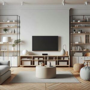 Ways Achieve Inner Peace: A decluttered, minimalist living space promoting mental clarity.