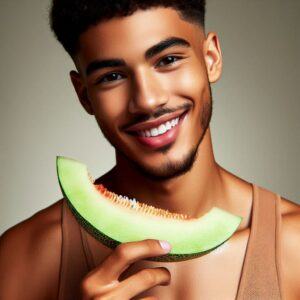 Sweet melon health benefits: Glowing skin from within! Melons are rich in vitamin C, promoting collagen production for a healthy complexion.