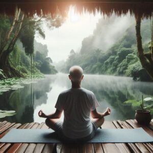 Successful Weight Loss After 50: Yoga practice to enhance metabolism, reduce stress, and support overall well-being.
