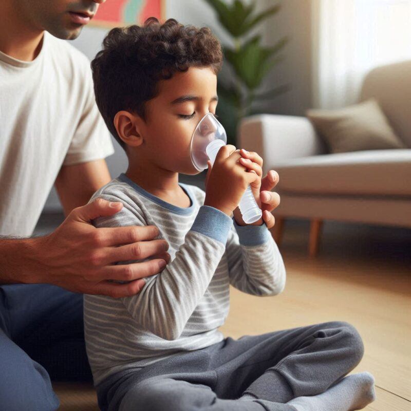 Child Asthma Natural Treatment: Learning Buteyko breathing exercises to manage asthma symptoms naturally.