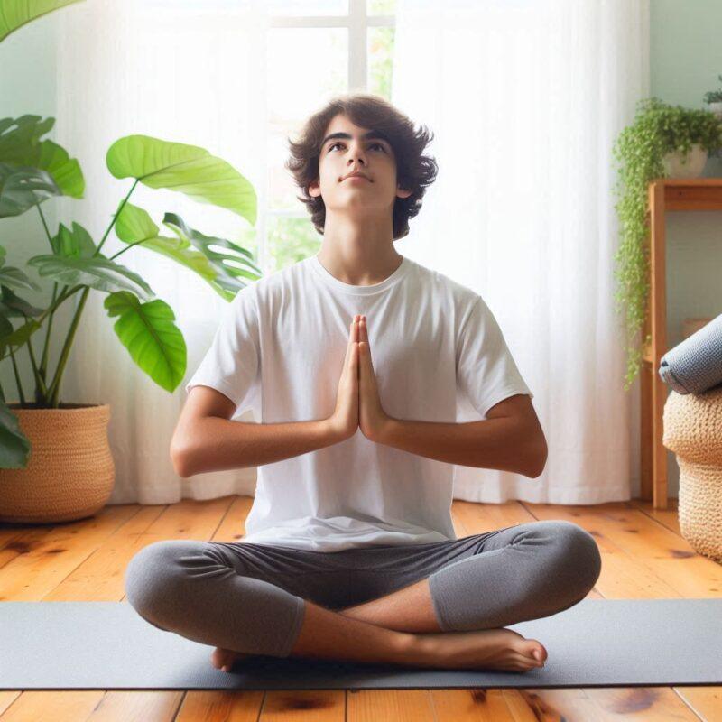 Child Asthma Natural Treatment: Yoga and physical activity to strengthen lungs and reduce asthma attacks.