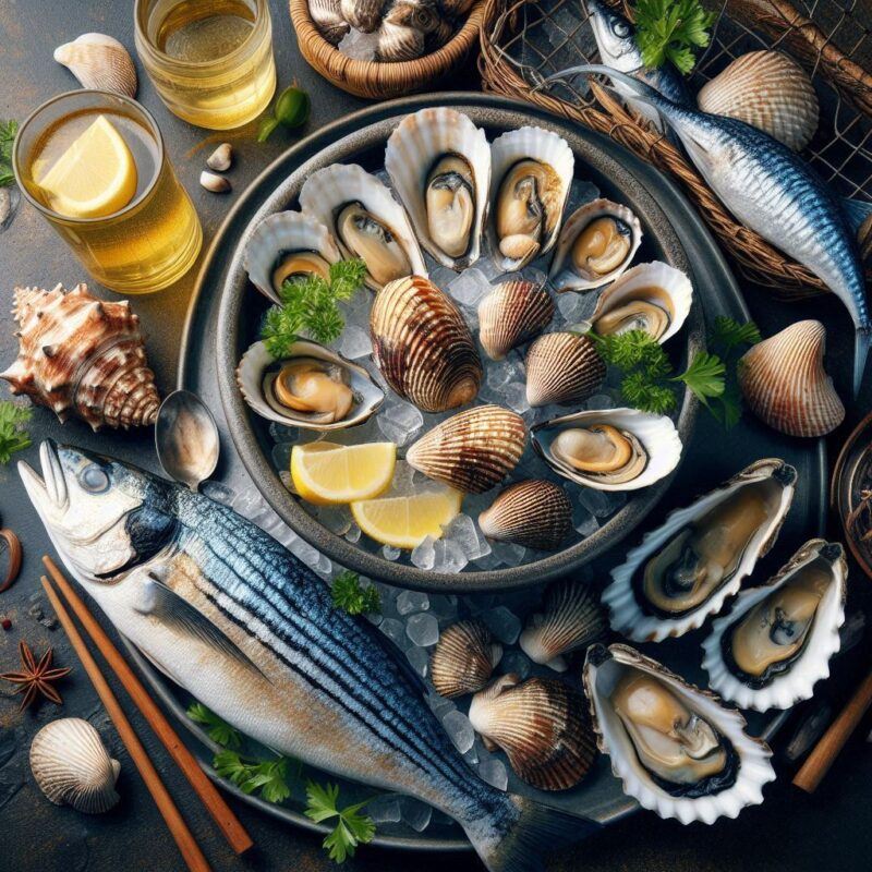 Top 10 Food Sources Iron: Indulge in iron-rich ocean delicacies like clams and oysters—nature’s most concentrated sources of heme iron.