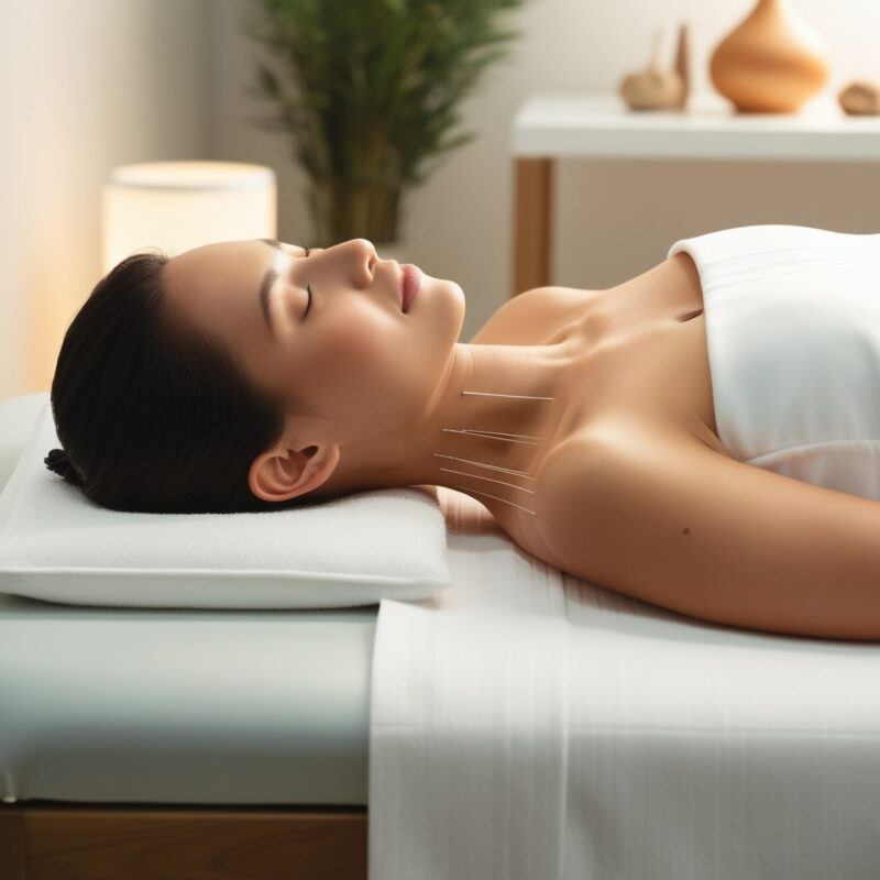 Are Benefits Acupuncture Treatment: Experience pain relief and relaxation through expert acupuncture therapy in a serene wellness environment.