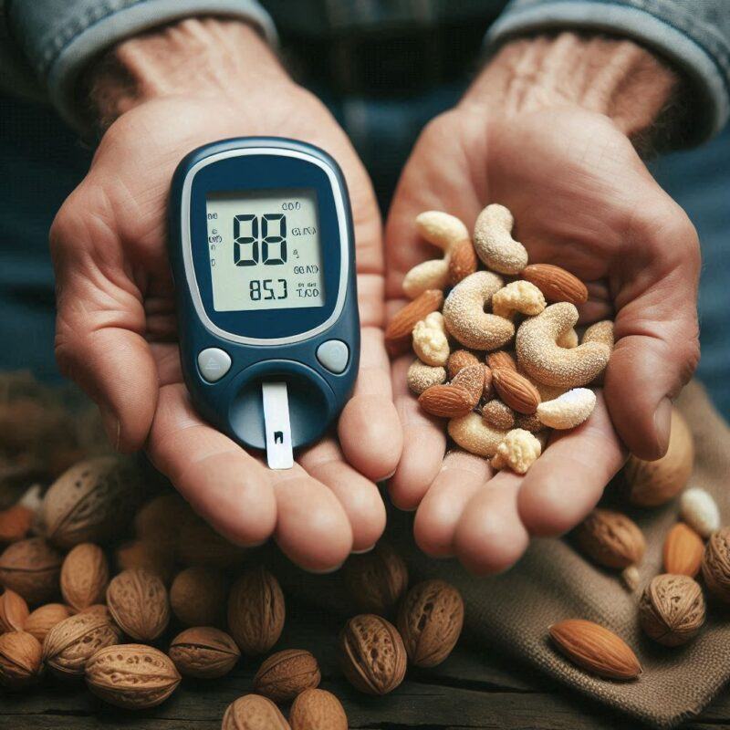 Magnesium Effect Blood Sugar: Managing blood sugar with magnesium-rich foods like almonds and cashews