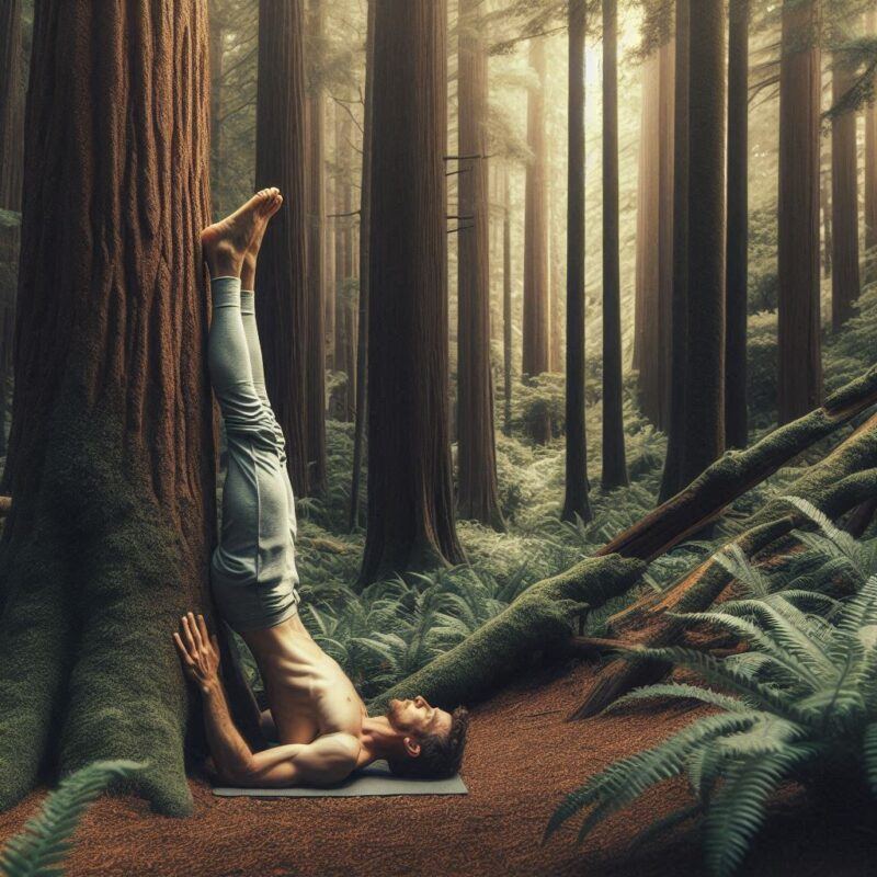 Yoga Poses Pain Relief: Refresh and revitalize your legs with Legs-Up-the-Wall Pose, a soothing practice for relaxation and circulation.