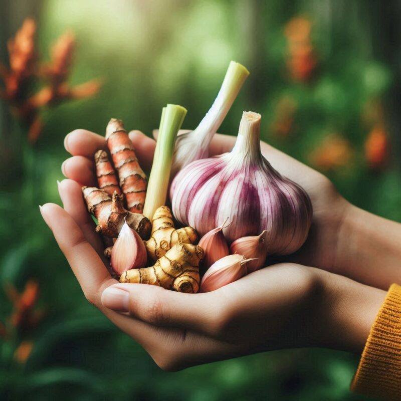 Atrial Fibrillation Natural Remedy: Herbal supplements like garlic and turmeric support heart function and reduce inflammation.