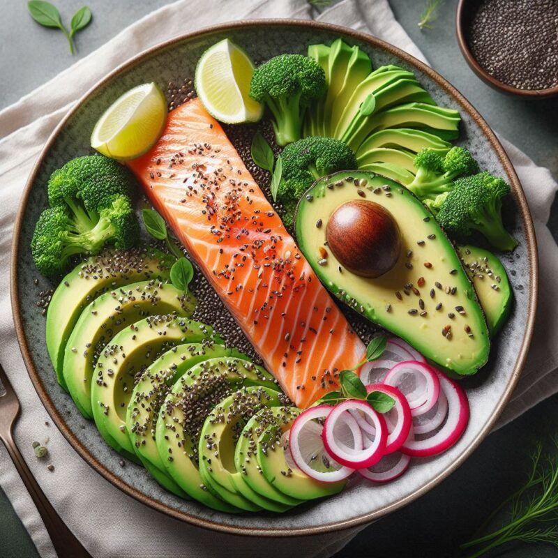 Atrial Fibrillation Natural Remedy: Omega-3-rich foods that reduce inflammation and improve endothelial function for heart health.
