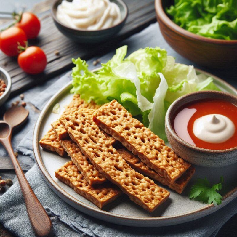 Fermented Foods Good Gut: Tempeh, a plant-based protein and probiotic source, supports digestion and gut health with its fermentation process.