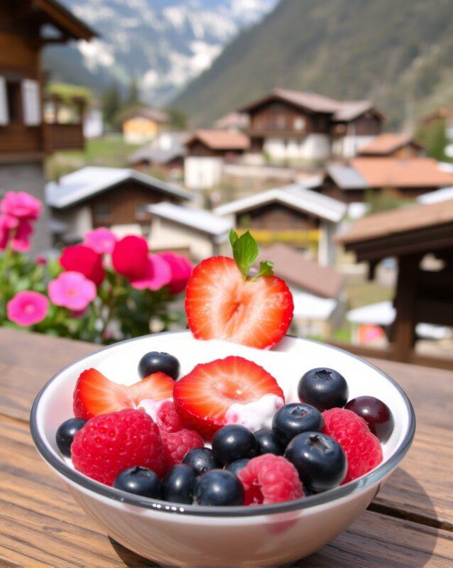 Foods Eat Prevent Acne: Antioxidant-rich berries and probiotic yogurt for clear and glowing skin.