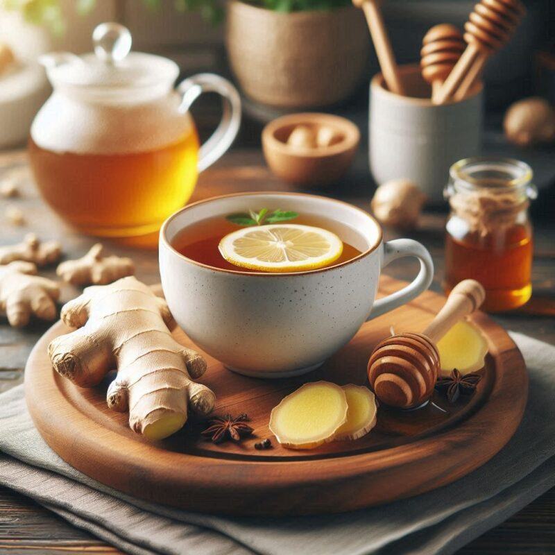 Home Remedy Lose Weight: Ginger tea, a natural appetite suppressant to support weight loss efforts.